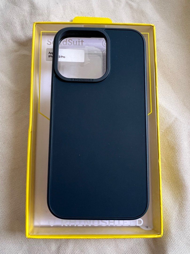 Rhinoshield SolidSuit for iPhone 13 Pro in Navy Blue, Mobile Phones &  Gadgets, Mobile & Gadget Accessories, Cases & Covers on Carousell