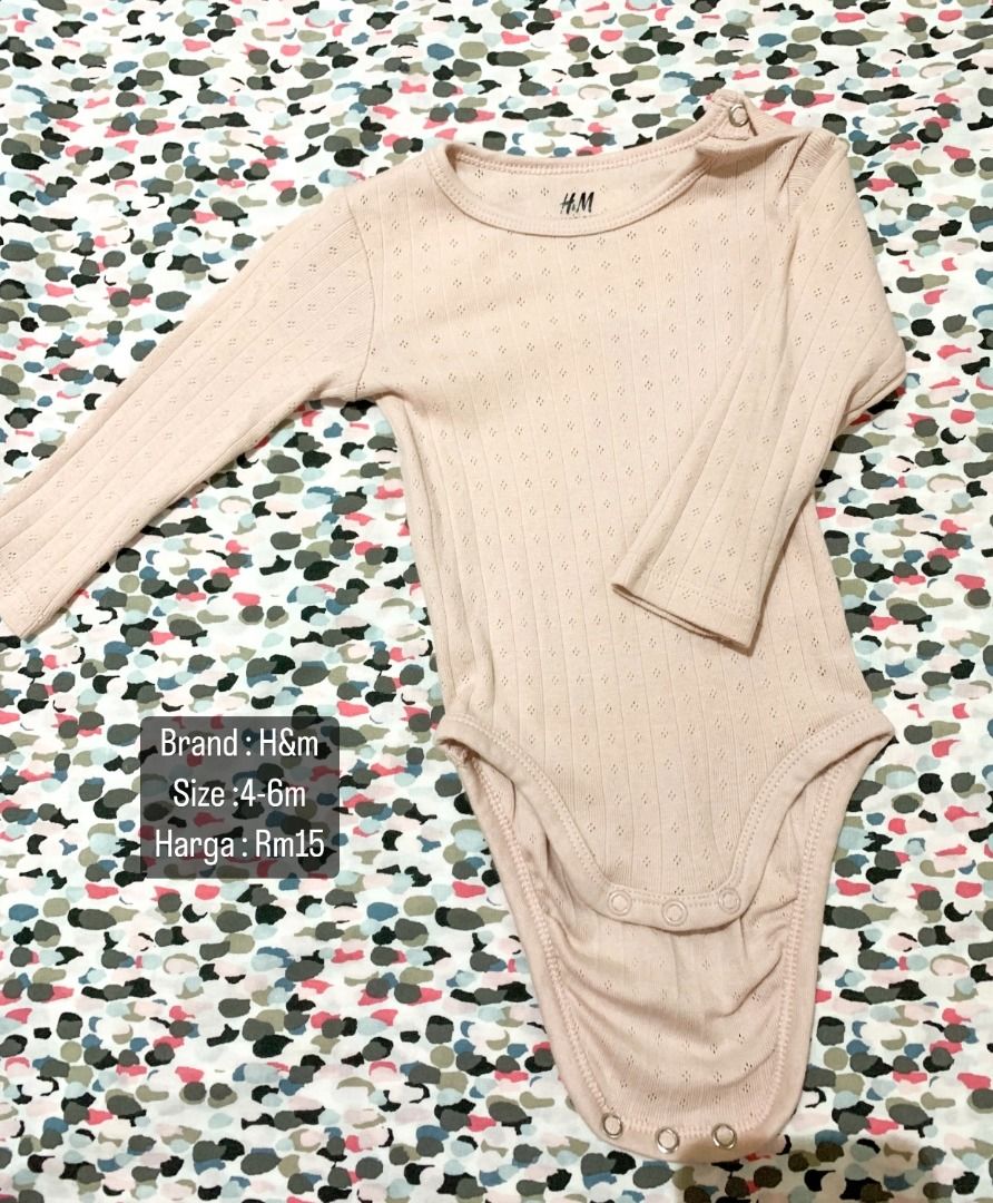 H and cheap m baby romper