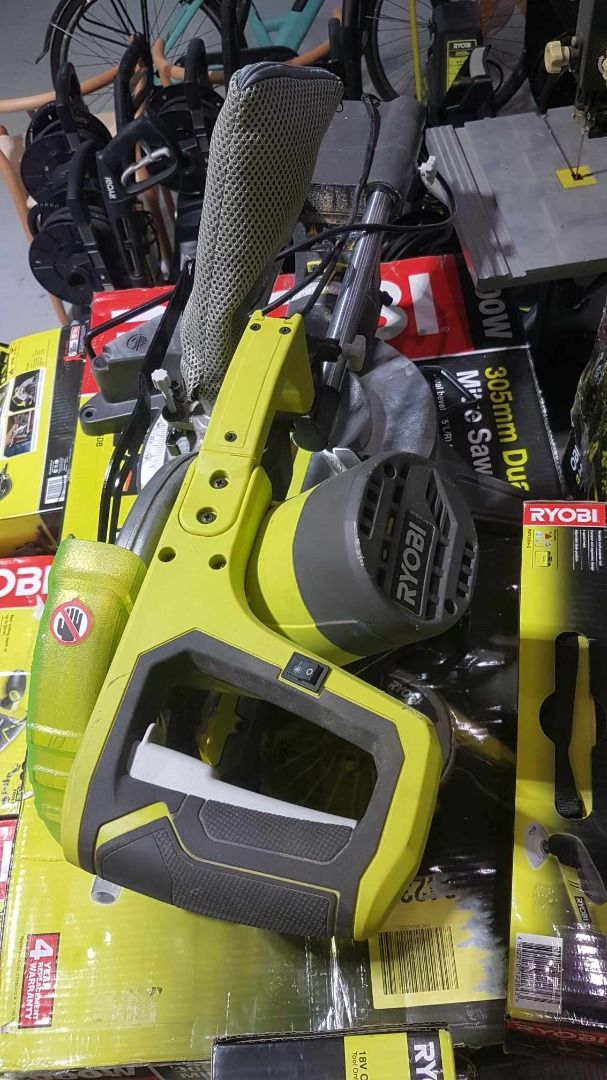 RYOBI DUAL BEVEL SLIDING MITRE SAW, Commercial & Industrial