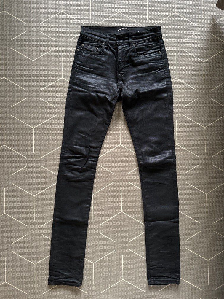 Saint Laurent Waxed Jeans