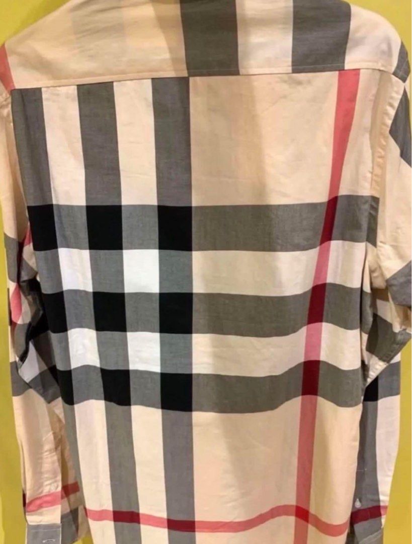 Burberry check shirt hotsell sale