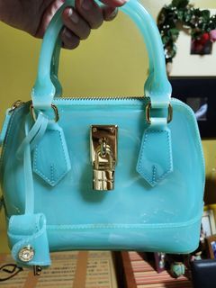 Samantha Thavasa Mini Jelly Bag in Turquoise