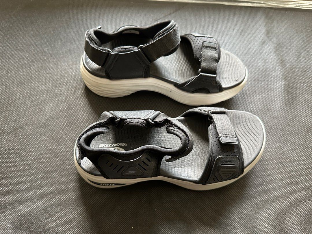 Skechers arch support sandals womens online