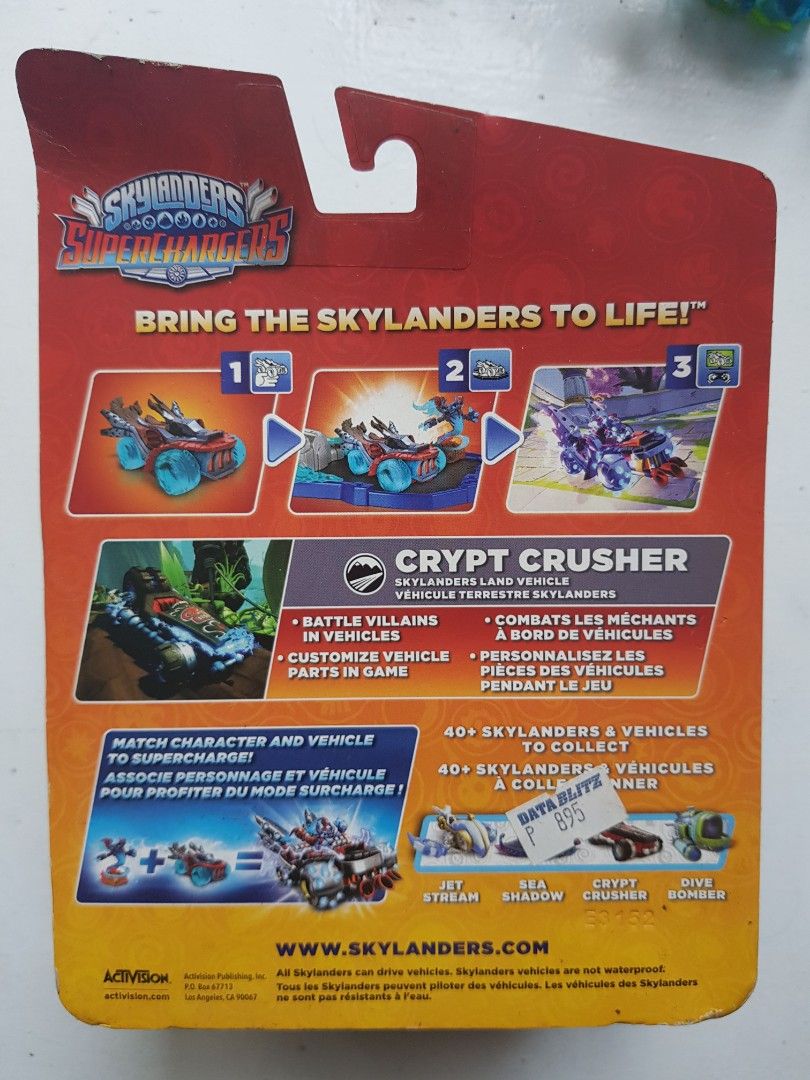 Skylanders Superchargers Crypt Crusher Brand Neq, Hobbies & Toys, Toys