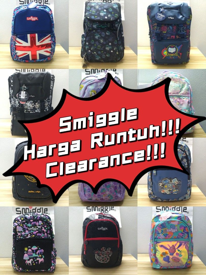 Smiggle backpack Smiggle pencil case Smiggle bottle Smiggle wallet Clearance Birthday gift