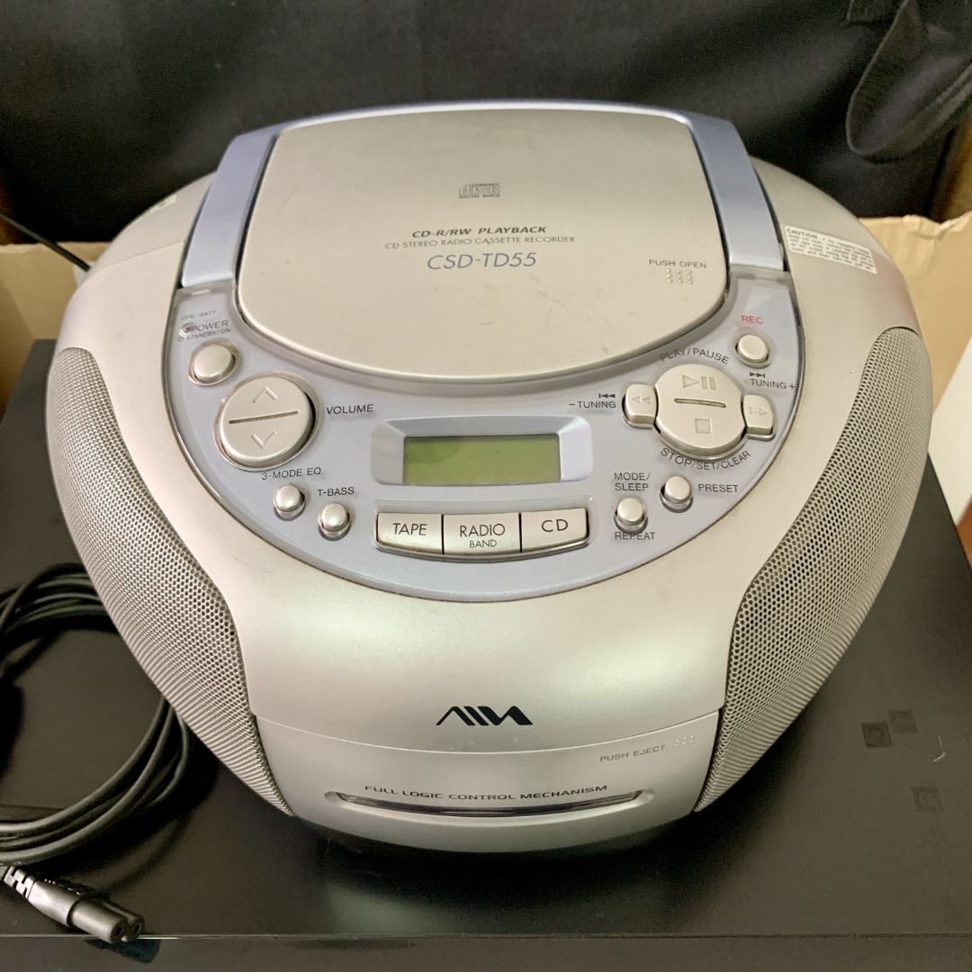 SONY AIWA CD Stereo Radio Cassette Recorder CSDTD55 [CDR/RW Playback