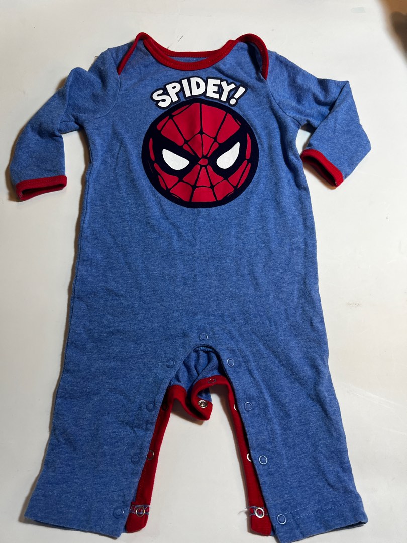 Spiderman Sleep Suit, Babies & Kids, Babies & Kids Fashion on Carousell