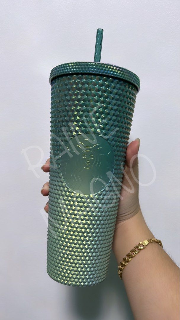 STARBUCKS BLUE GREEN BLING CUP 24oz (Category: Water Bottles & Tumblers) located in Cainta. Submitted by thegreatcelty (Listing ID 1263507810, Image 1). Description: 2023 PH exclusive release Limited Edition Brand New SKU still intact ₱2,500.00 Shipping fee at buyer’s expense.