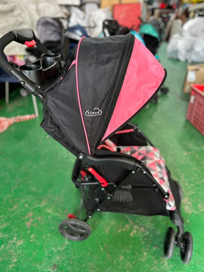 Cloud sport stroller pink sale