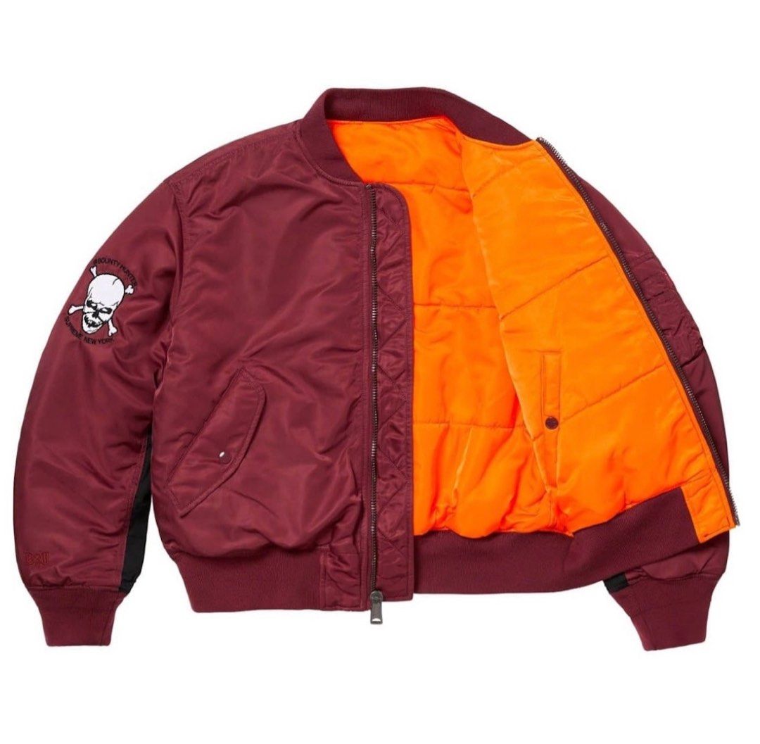 Supreme Bounty Hunter Reversible MA-1 Jacket, Men's Fashion, Coats