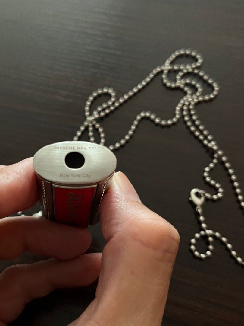 Supreme outlet lighter necklace
