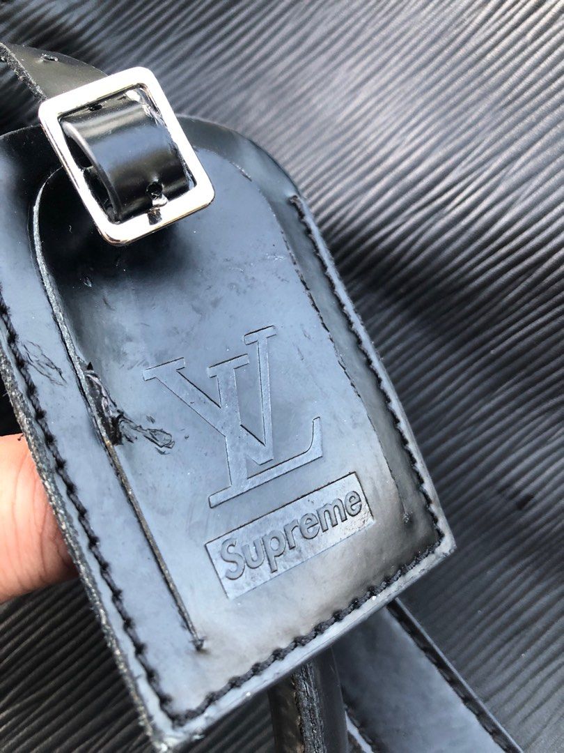 Travel bag Louis Vuitton x Supreme Black in Metal - 20326874