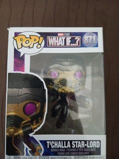 Funko Pop! Marvel: What If..? - T'Challa Star Lord Metallic - Box Lunc –  Box Of Pops