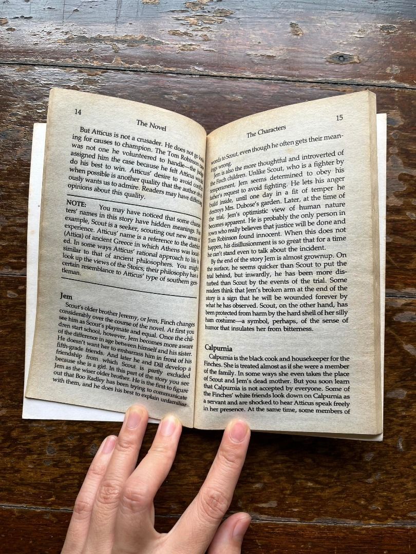 To Kill a Mockingbird - Barron's Book Notes (Category: Storybooks) located in Quezon City. Submitted by sustainable.sarah (Listing ID 1263415025, Image 3). Description: This was bought, read, and stored. Has signs of shelf wear, faded spine, and stained or soiled but all are still sound, readable, and have complete pages. Please see pics for the condition of the book..