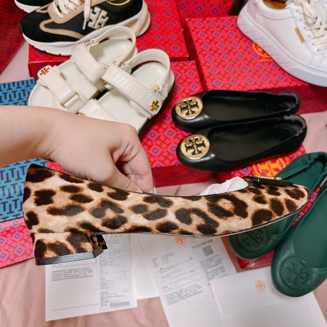 Tory burch outlet natural leopard