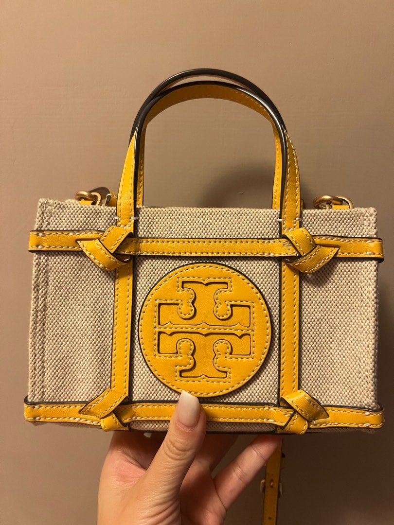 Tory Burch Canvas Micro Mini Ella tote