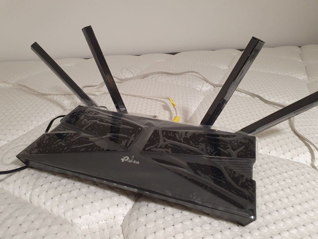 TP-Link Archer AX58 Wi-Fi 6 WLAN Router, Dual Band AX3000, 5 Gigabit Ports, WPA3, Parental Control, Guest Network, No DSL Function