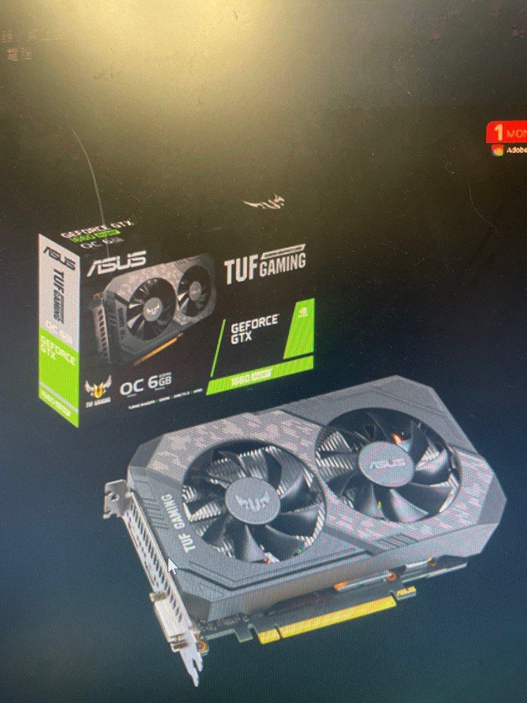 TUF GTX1660S O6G Gaming, 電腦＆科技, 電腦周邊及配件, 電腦周邊產品