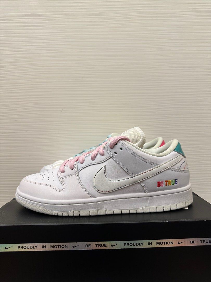 US 9 BNDS Nike SB Dunk Low Be True Men s Fashion Footwear