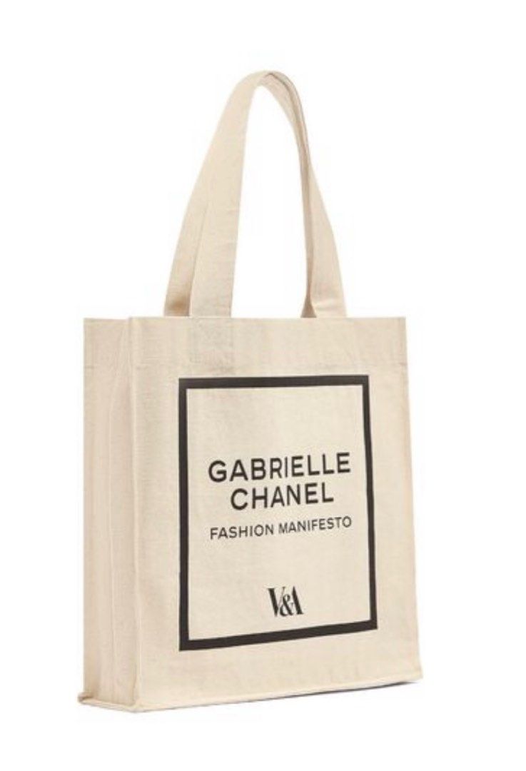 V&A Gabrielle Chanel Fashion Manifesto natural tote bag, Women's Fashion,  Bags & Wallets, Tote Bags on Carousell