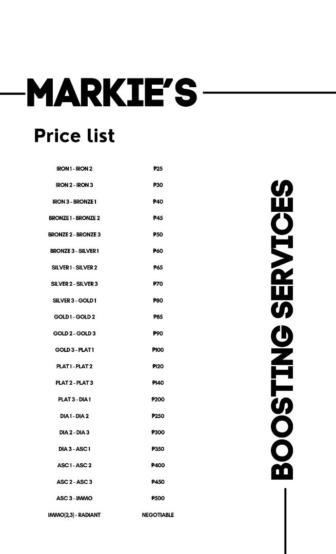 VALORANT BOOSTING SERVICES!!!, Video Gaming, Gaming Accessories, Game