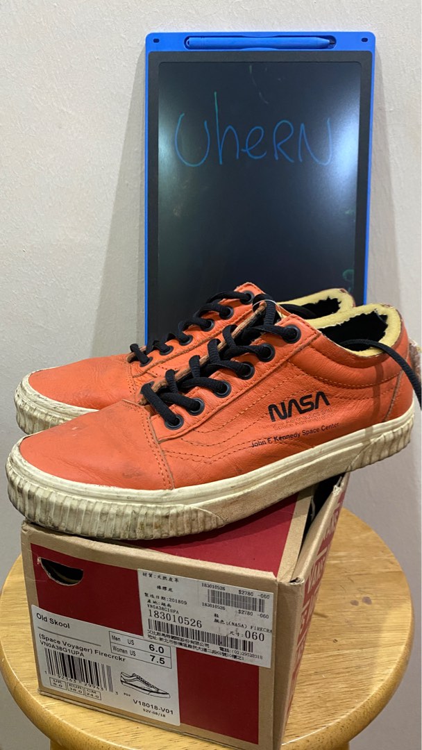 Orange nasa vans top