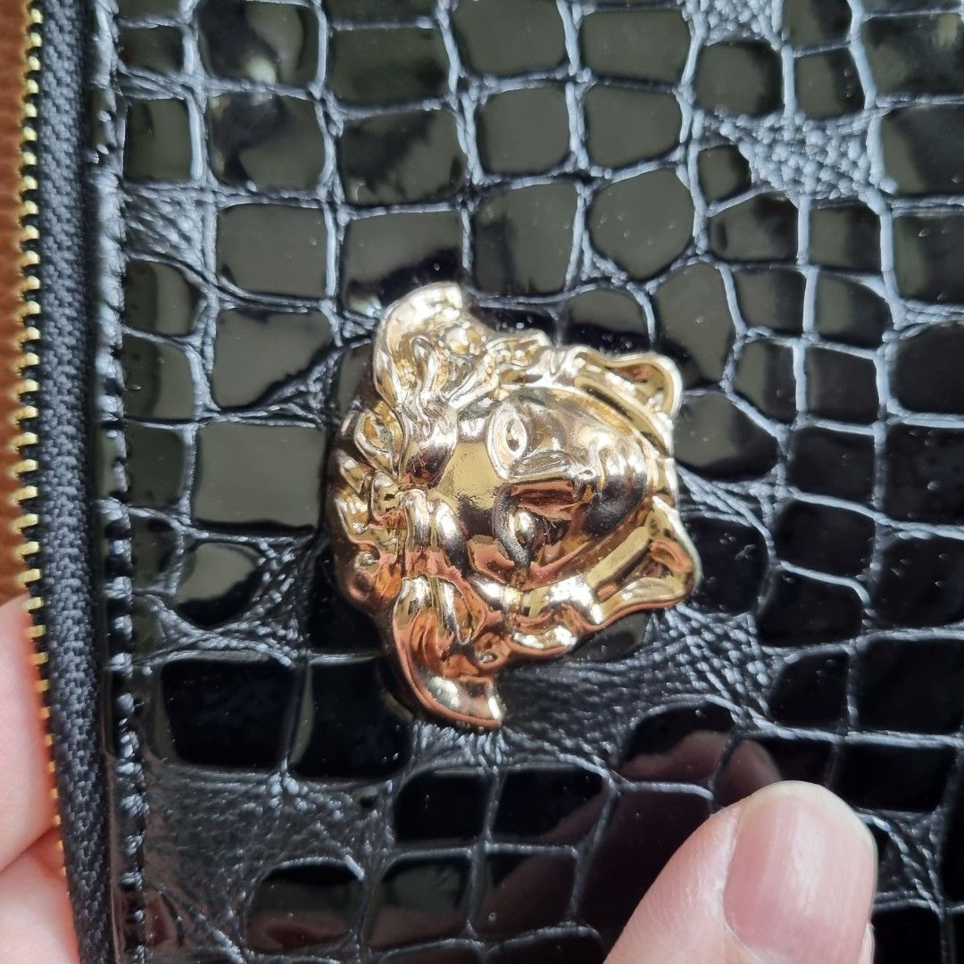 Versace medusa clutch pouch Luxury Bags Wallets on Carousell