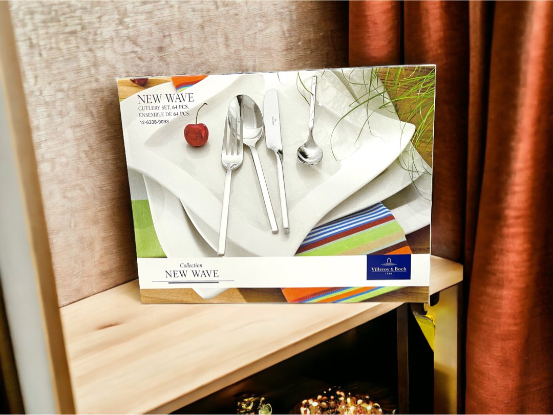 Villeroy and Boch New Wave Flatware 64 Pc. Service for 12 by Villeroy