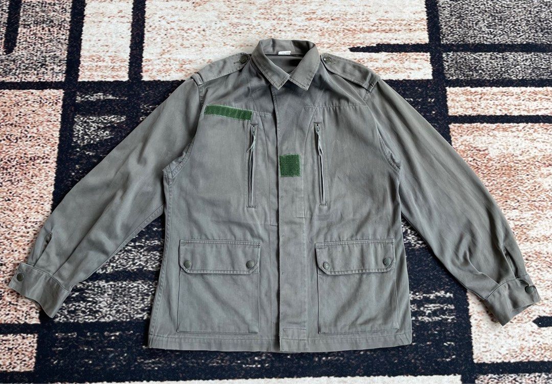 Vintage Socovet Bais 1993 French Army Jacket, Men's Fashion
