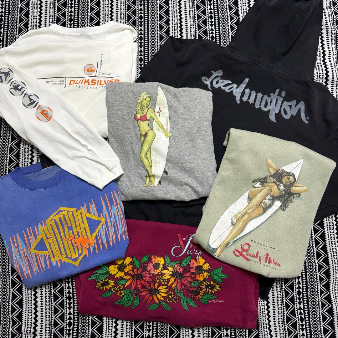 Vintage surf store hoodie