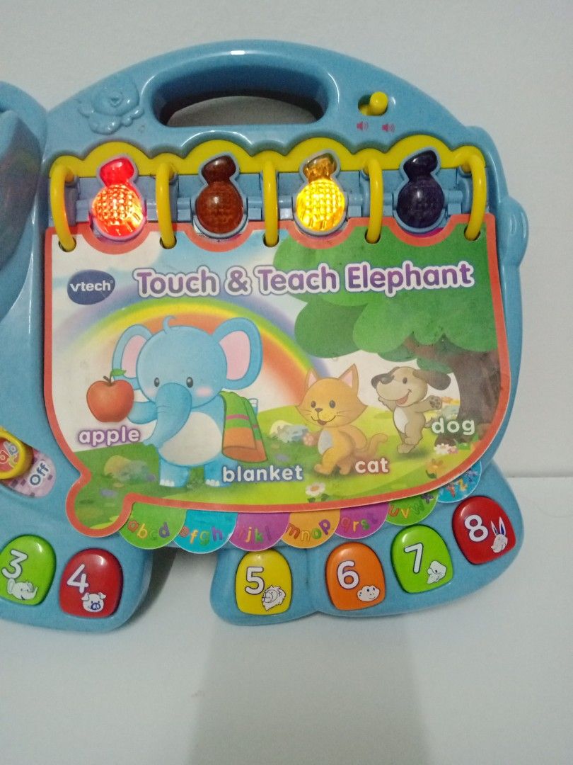 Vtech touch and teach elephant book discount