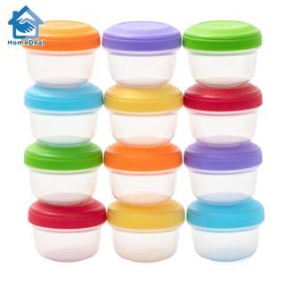Baby/Toddler/Kids Stainless Steel Insulated Food Storage Container Small  Leak Proof Lunch Box- 4pcs Snack Containers- Stackable And Microwave Safe  With Airtight Lid On The Go, School, Daycare 