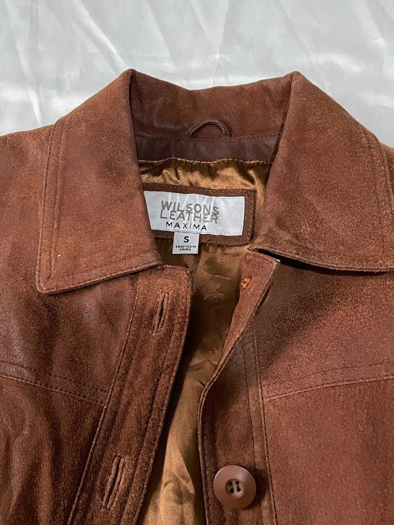 Wilsons leather new arrivals maxima suede jacket
