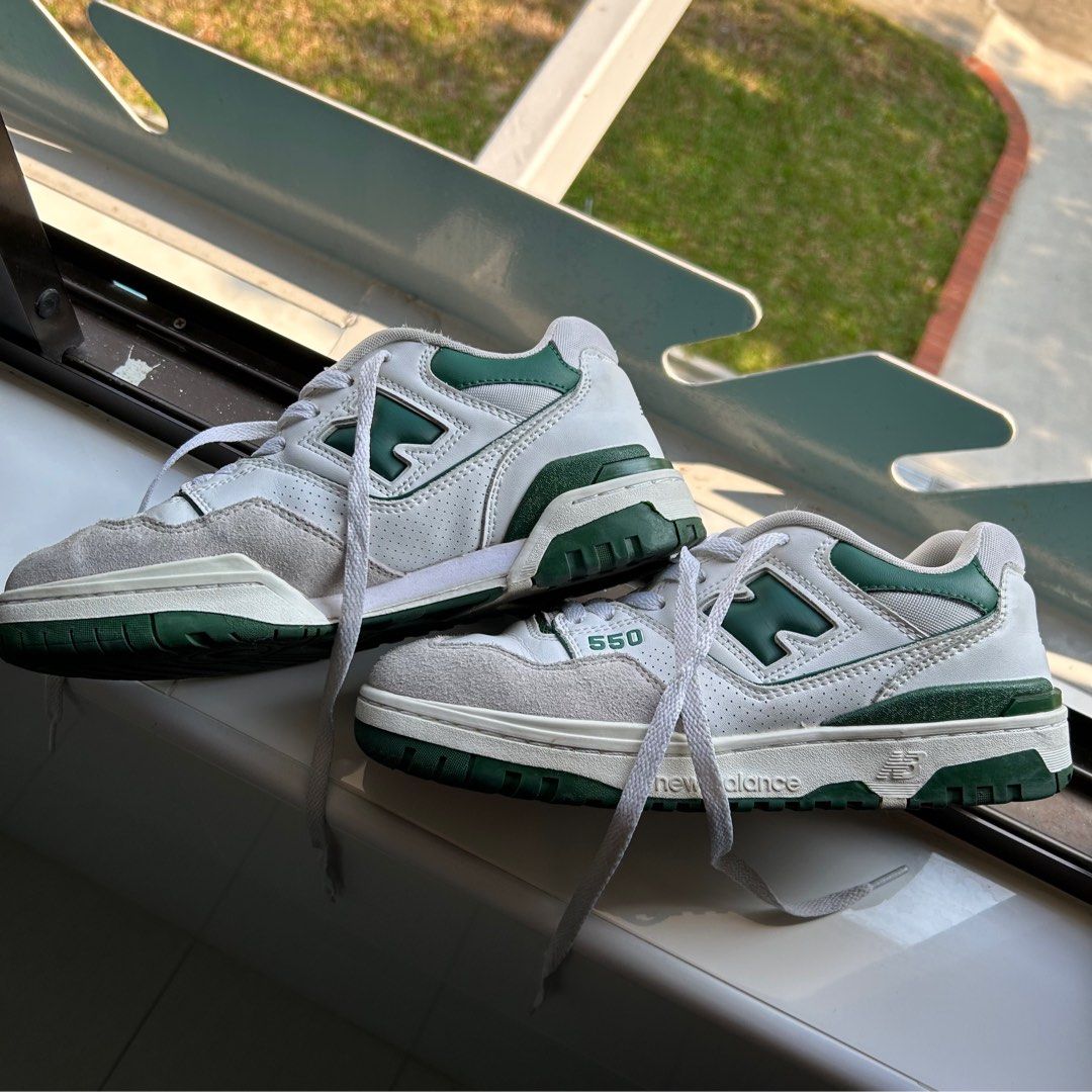 WTS New Balance 550 Green Sneaker Shoes