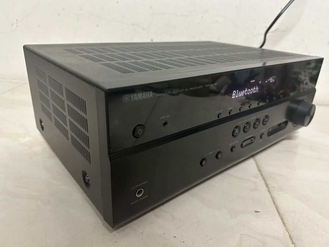 YAMAHA TSR 5810 收音劇院 7.2 環繞擴大機 4K 藍光 /HDMI WIFI 藍芽 有原廠遙控器/定位麥克風, 耳機及錄音