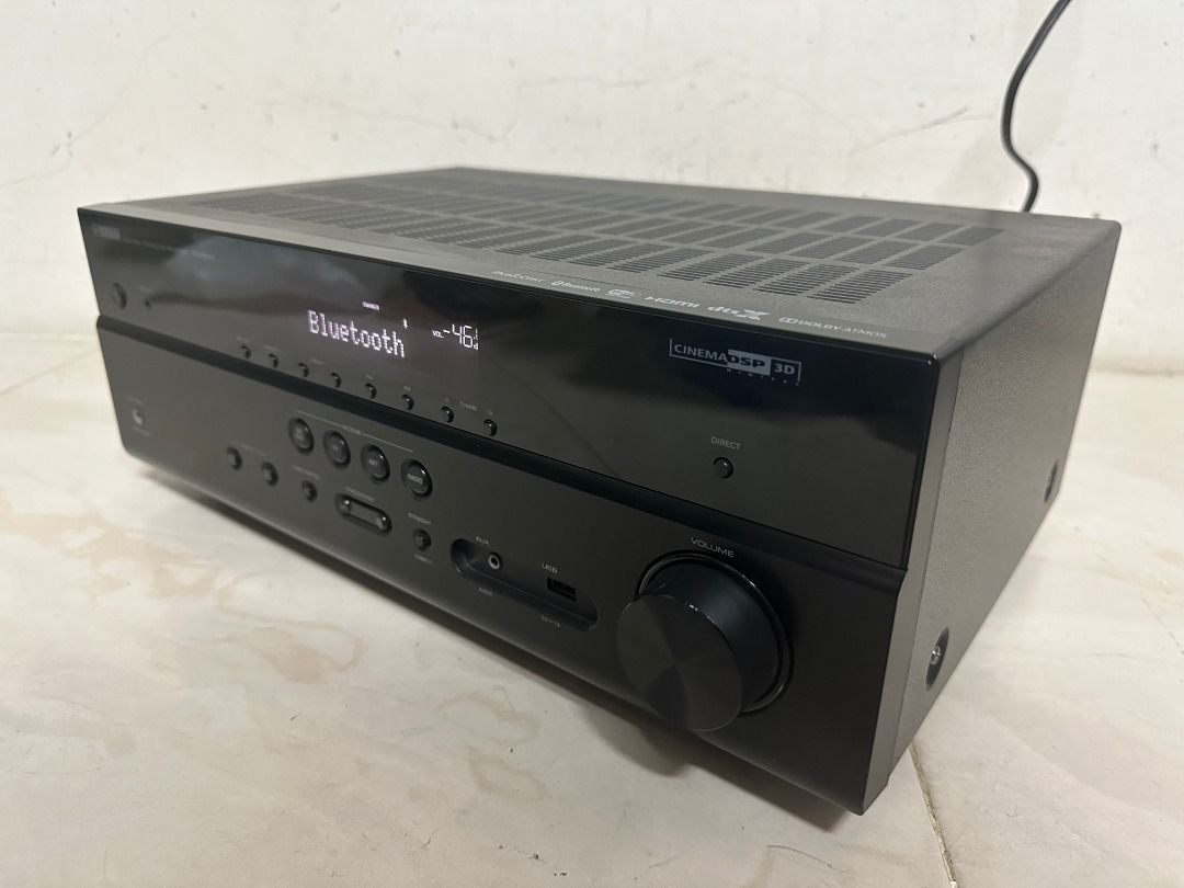 YAMAHA TSR 5810 收音劇院 7.2 環繞擴大機 4K 藍光 /HDMI WIFI 藍芽 有原廠遙控器/定位麥克風, 耳機及錄音