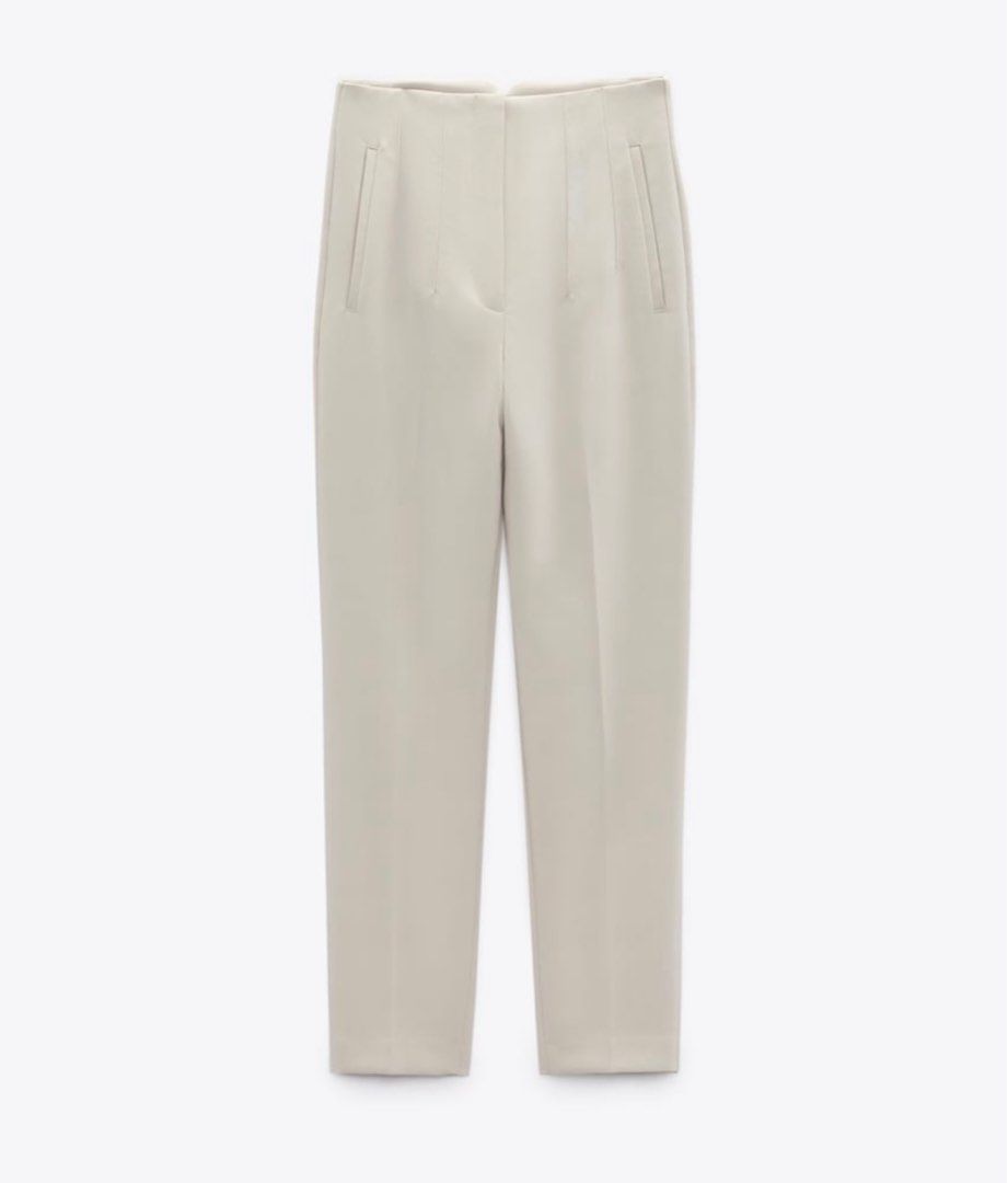 ZARA High-Waisted Trousers, Women's Fashion, Bottoms, Other