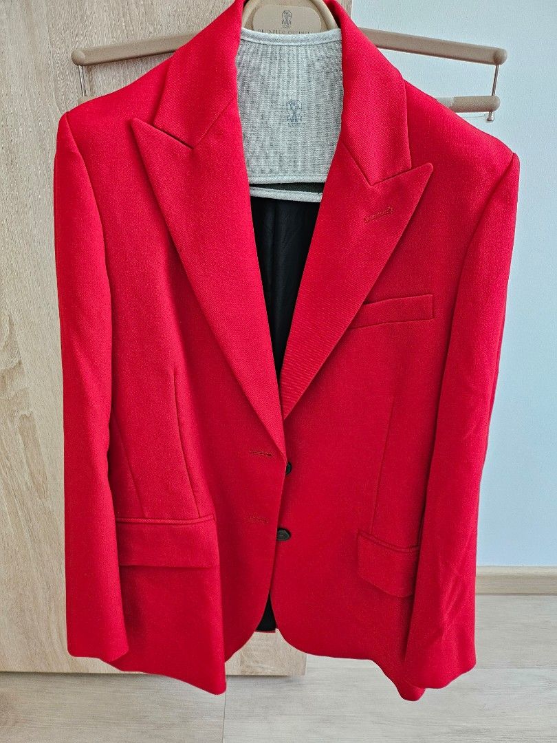Zara red suit