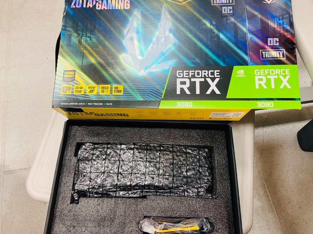 ZOTAC Gaming GEFORCE RTX 3080 10G GDDR6X, 電腦及科技產品, 電腦在