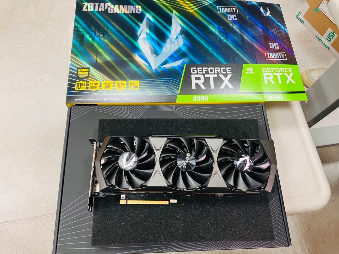 ZOTAC Gaming GEFORCE RTX 3080 10G GDDR6X, 電腦及科技產品, 電腦在