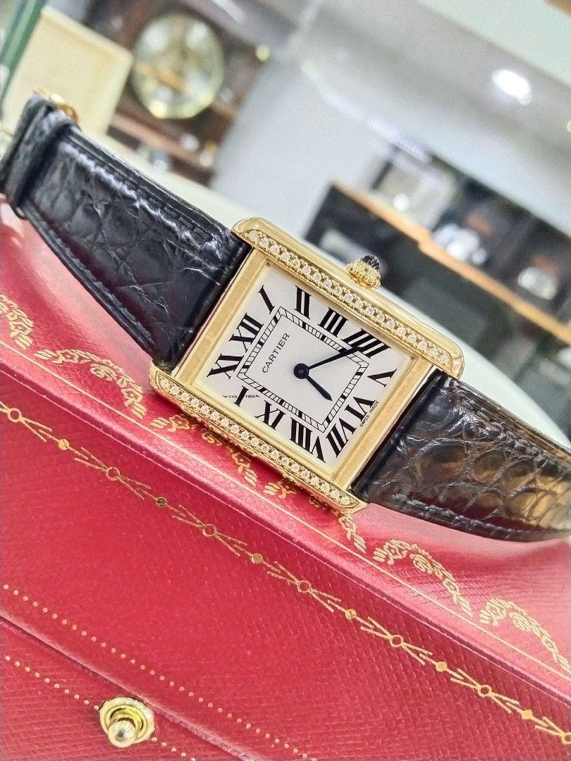 18k Cartier Tank Solo S
