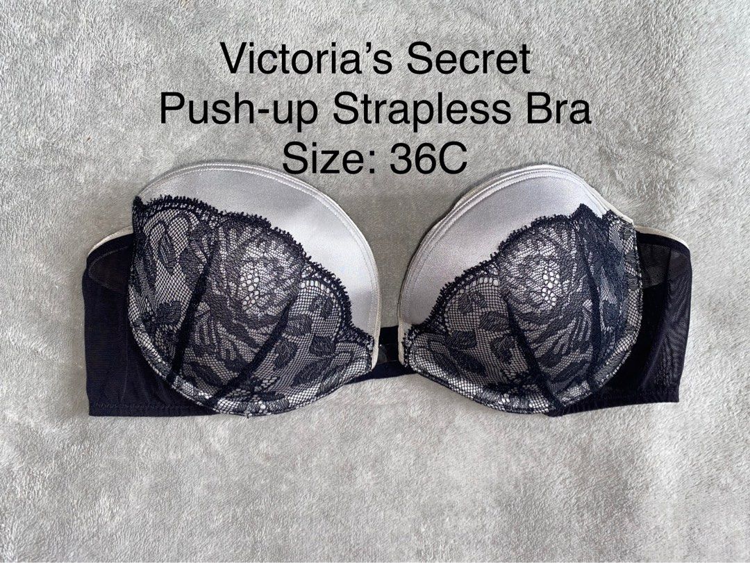 36C Victoria's Secret Strapless Bra, Women's Fashion
