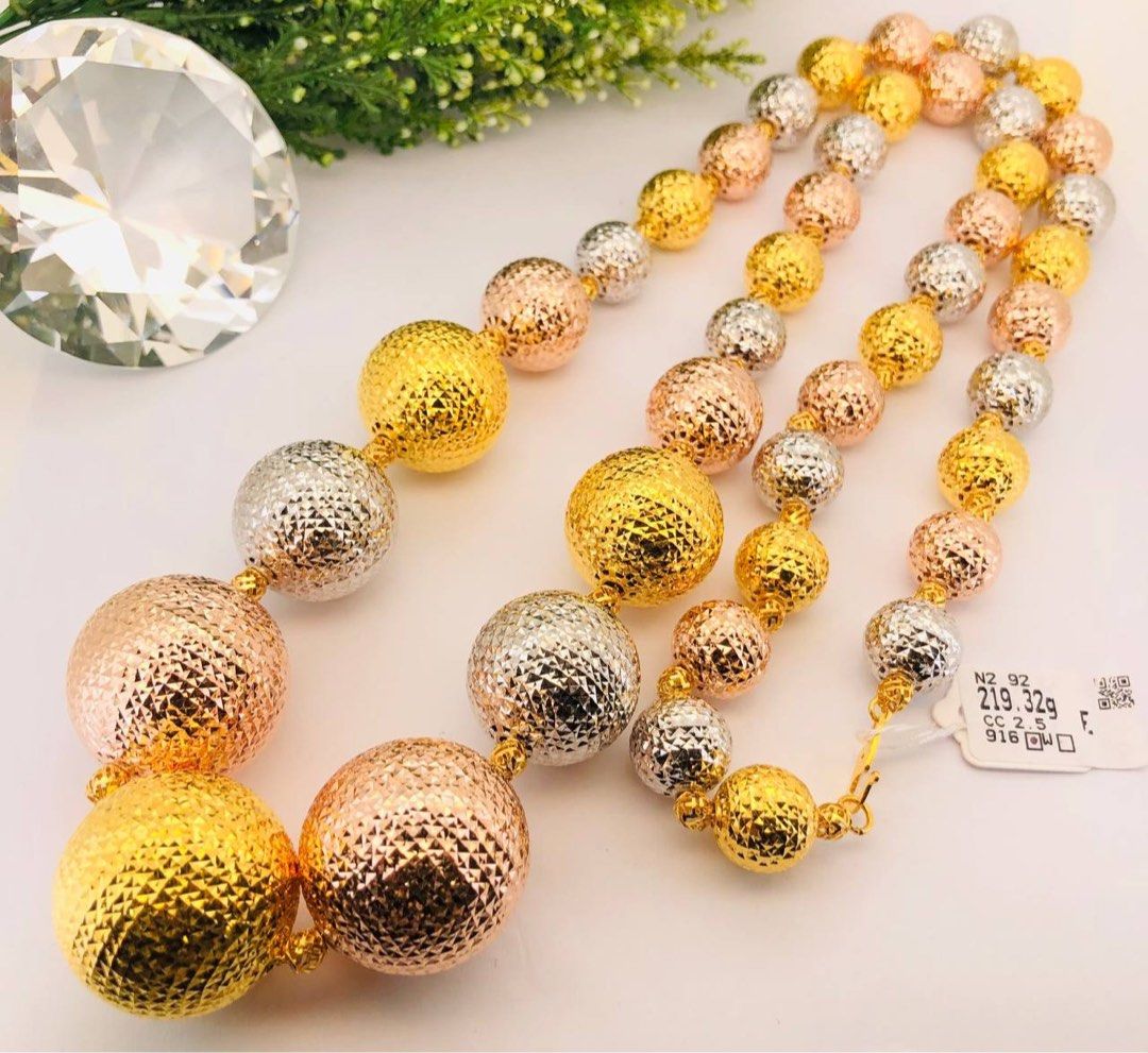 Golden ball chain hot sale for jewellery making