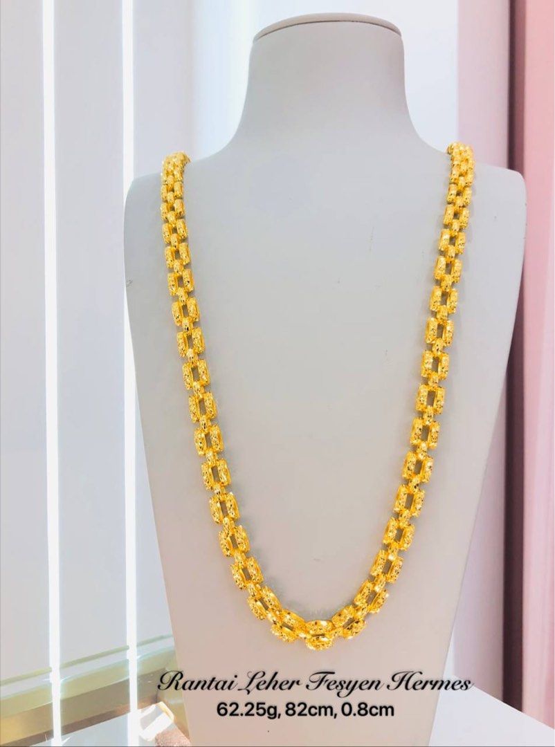 Gold necklace sales haar design