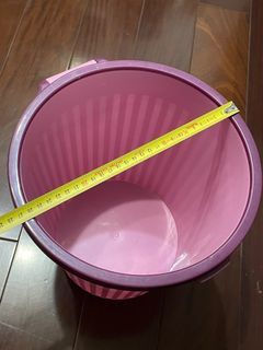 可固定垃圾袋之粉色系桶