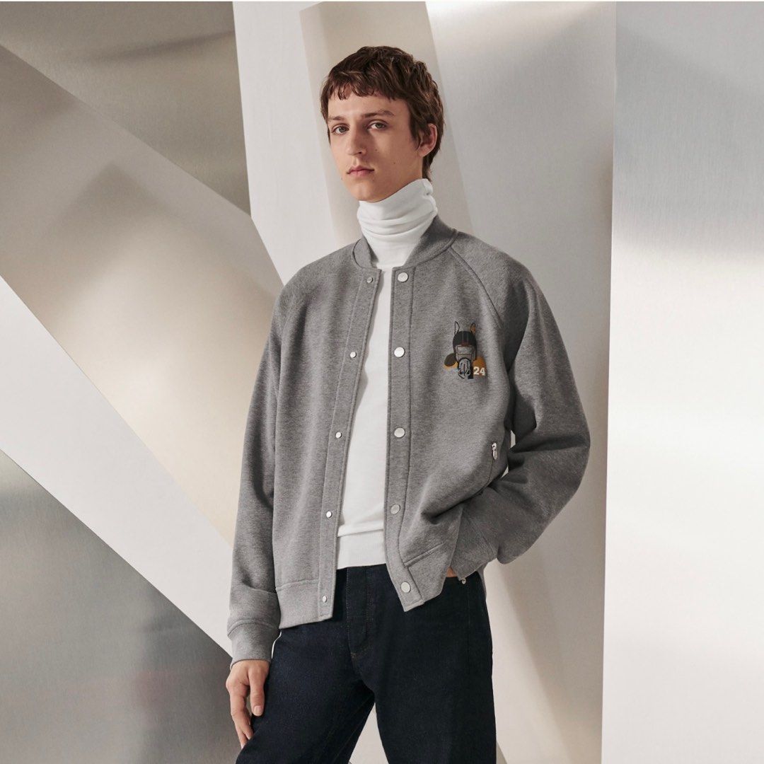 Varsity Jacket Hermes Jacket Mens Hermès HERMES TEDDY JOGGING