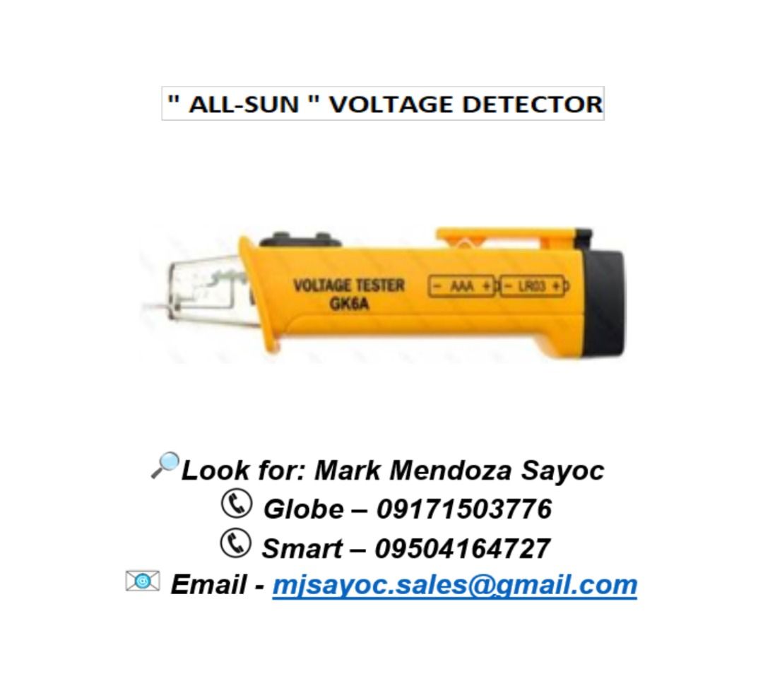 " ALLSUN " VOLTAGE DETECTOR, Commercial & Industrial, Construction