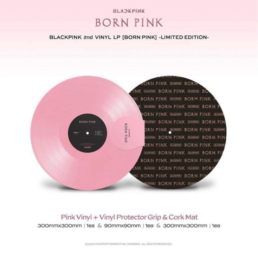 出售：全新現貨born pink 黑膠唱片limited edition vinyl lp blackpink
