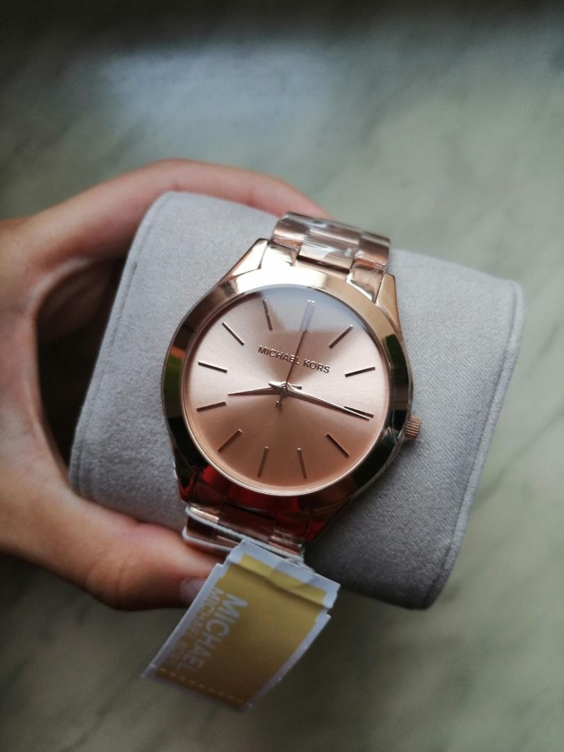 Gift Ur Fav Michael Kors Rose Gold tone Ladies Watch MK3197