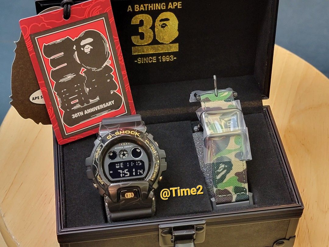 高評価なギフト A x BATHING APE® Collaboration X 30週年紀念手錶GM 